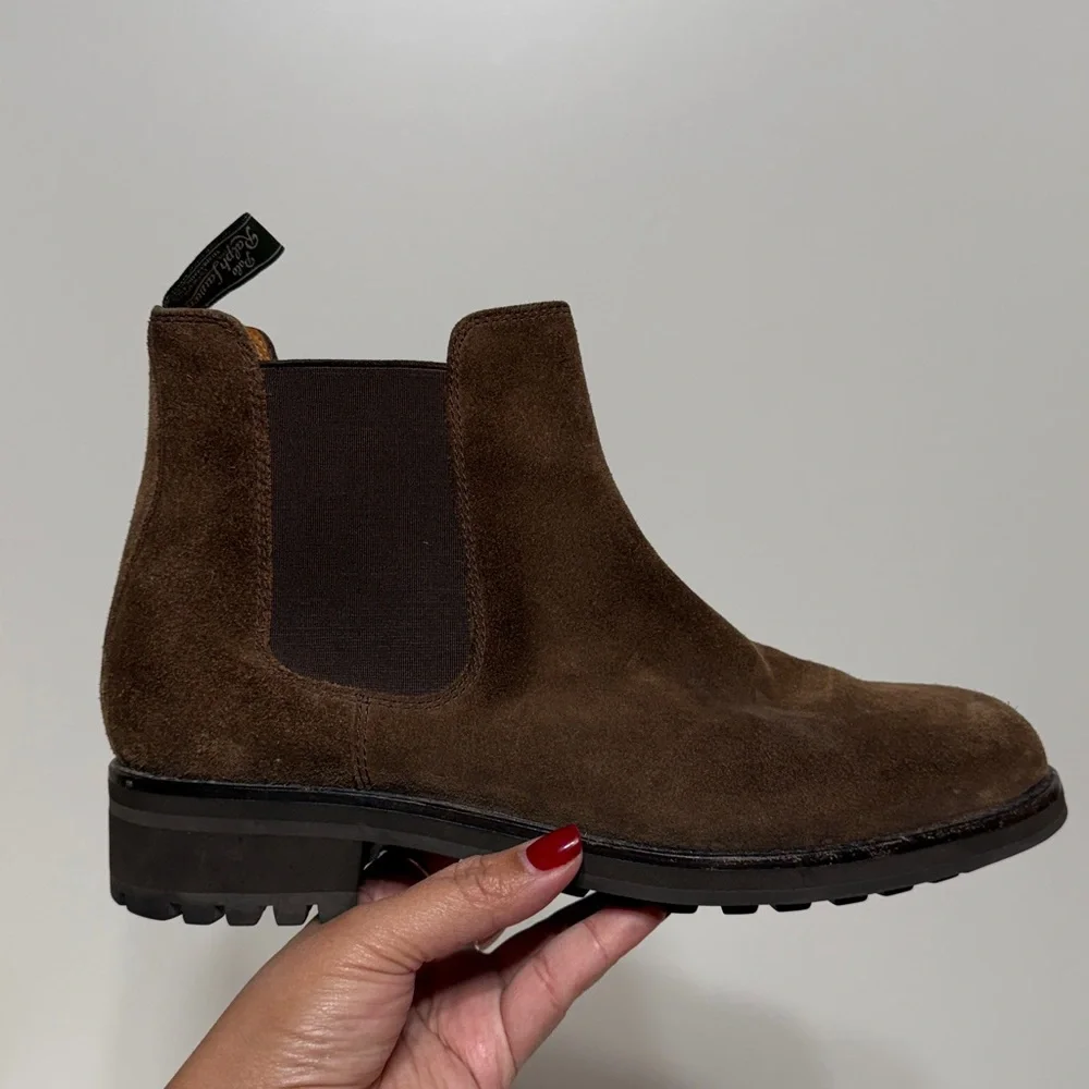 Ralph Lauren - Bryson - Brown Suede Chelsea Boot - Size 10
